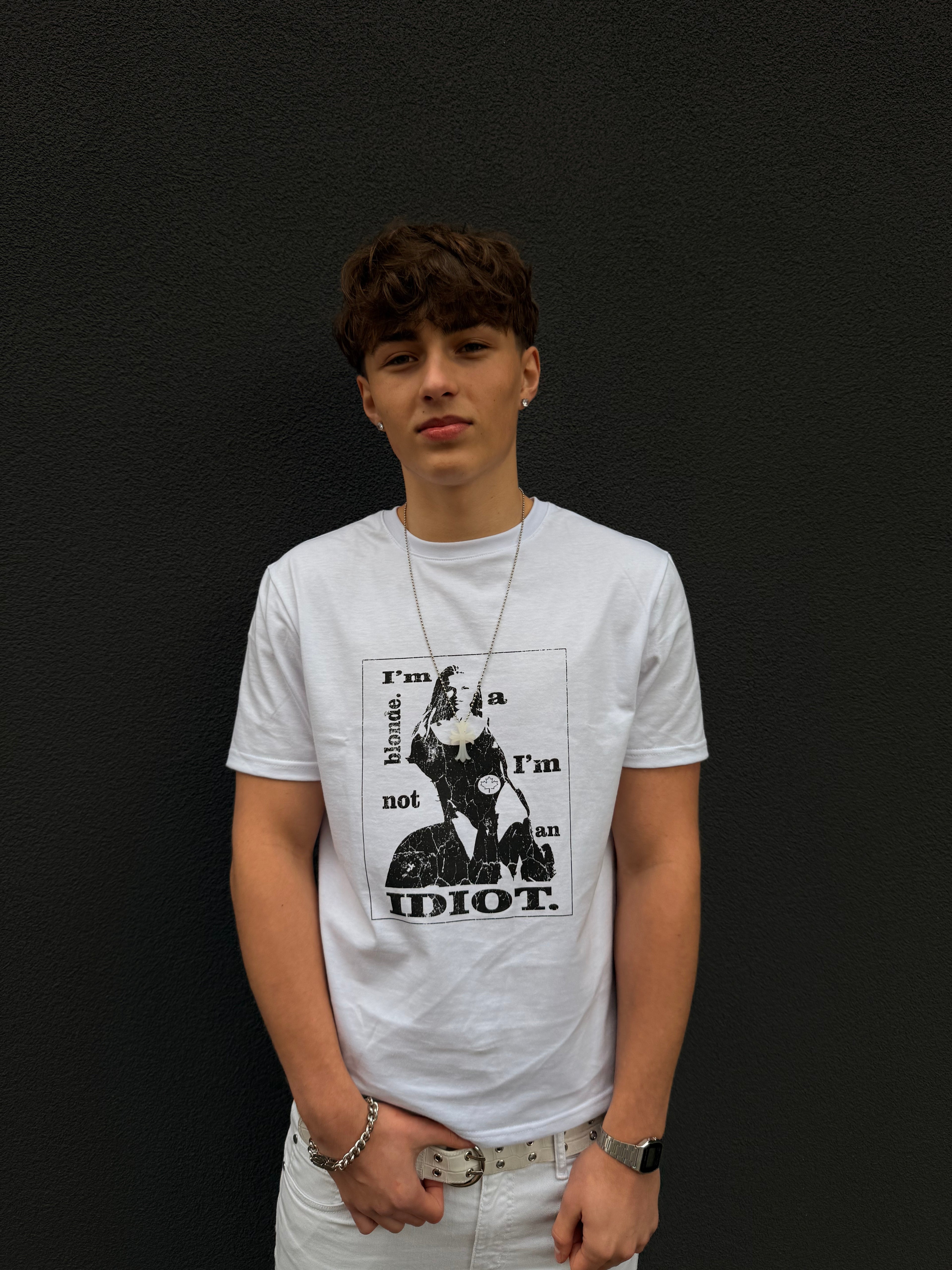 White Pamela Anderson Slim Fit Tee