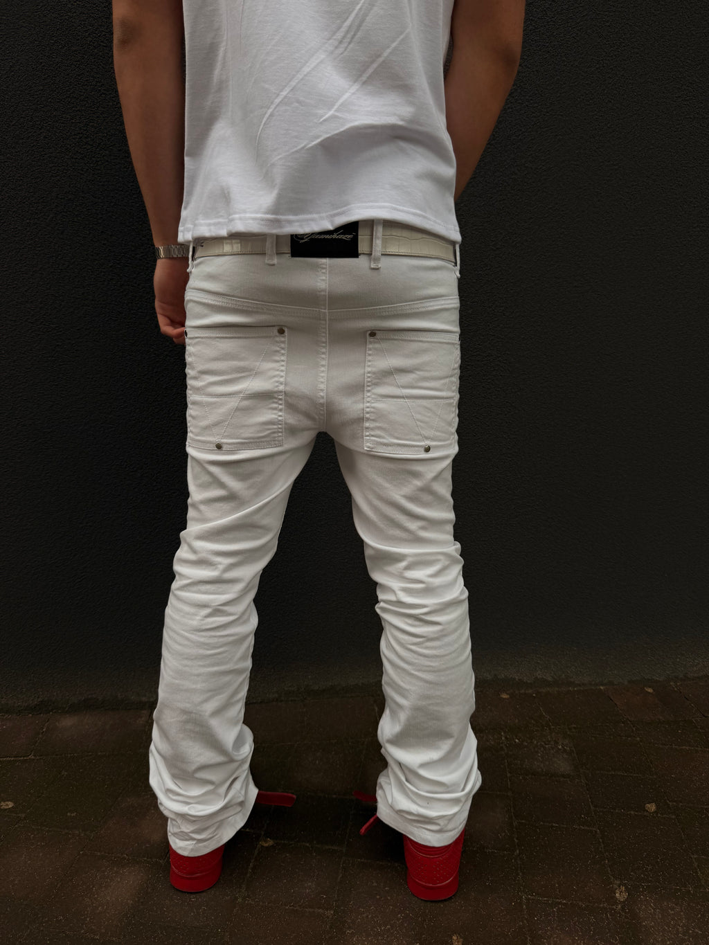 White Perfect Flared Jeans