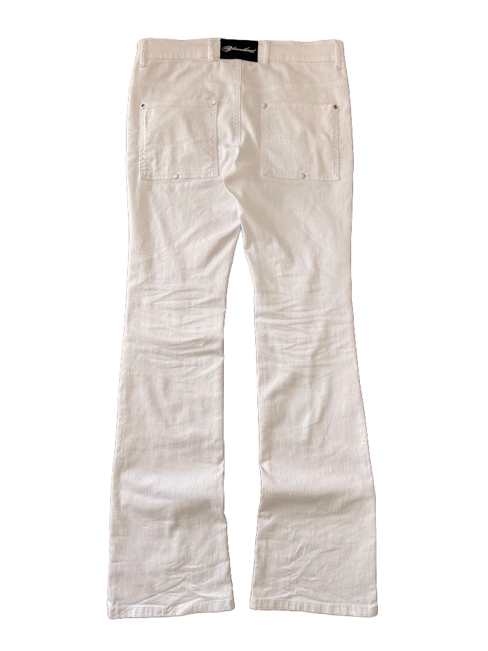 White Perfect Flared Jeans